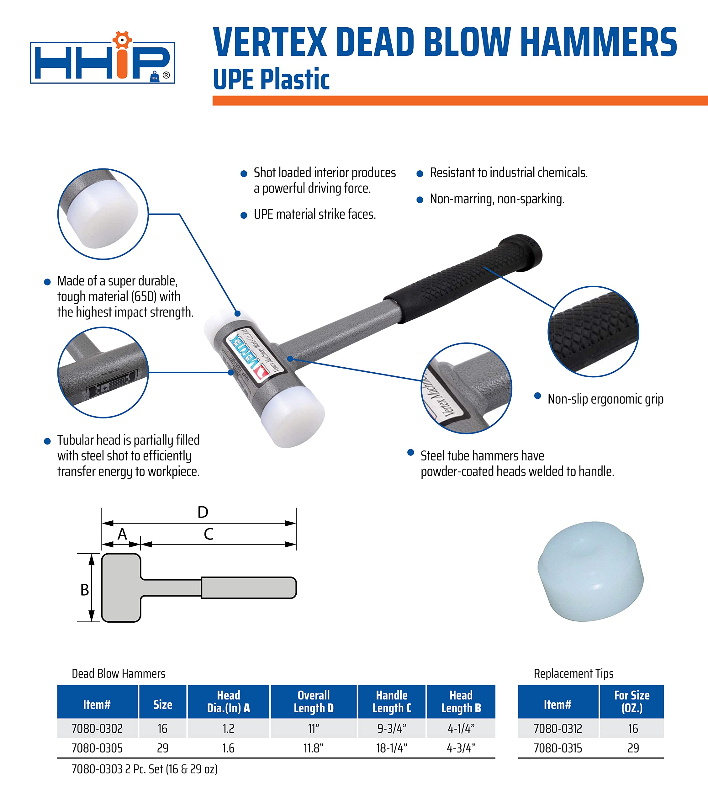 Amazon.com: HHIP Pro Series 7080-0302 Vertex Dead Blow